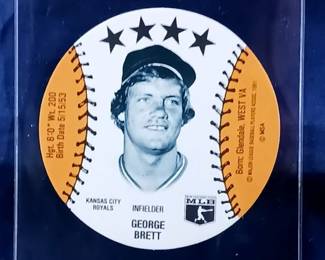1981 MSA Disc George Brett