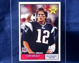2000 Star Rookie Tom Brady ROOKIE CARD