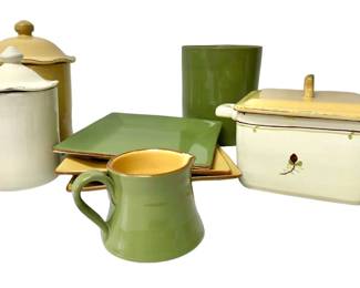 Italian Vietri Kitchen Serving Set