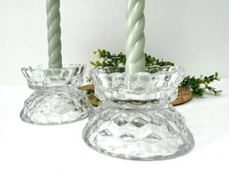 Fostoria Candlestick Pair