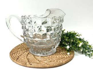 7 Fostoria Glass Pitcher