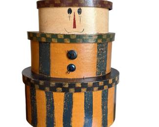 Joyce Johnson Ragedy Ann Signed Folk Art Box