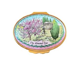 Halcyon Days Enamels The Almond Tree Trinket Box