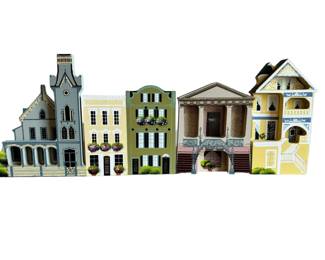 1980s The Cats Meow Handpainted Town Sets