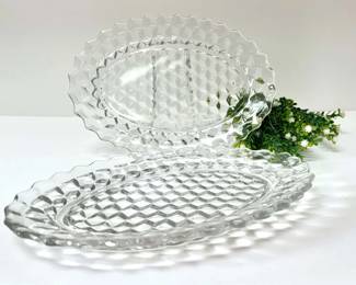 Pair of 12 Fostoria Platters