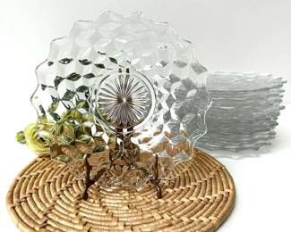 Set of 10 Fostoria 7.5 Plates