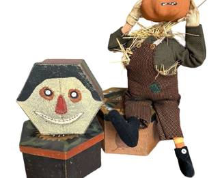 Fall Folk Art Decor Set