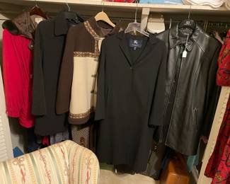 ladies jackets - Talbots, Anne Klein, A.S. Evebofoss Norway, Burberry, Danier