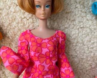 Titian Red Hair Vintage 1960s Barbie American Girl Doll