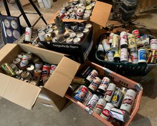 More pics of beer can collection.....