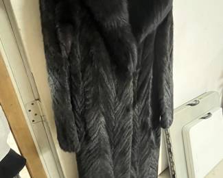 Full length mink coat