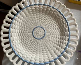 Wedgewood basketweave plate....
