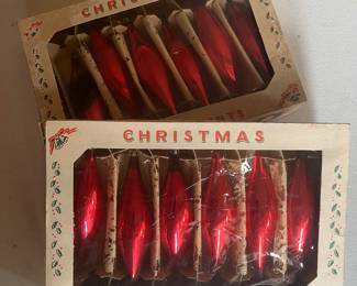 Vintage Christmas ornaments