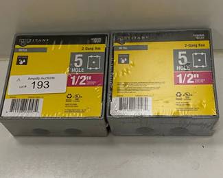 2- 2 Gang Bell Boxes