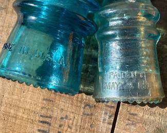 Vintage Glass Insulators
