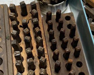 Vintage Steel Stamps