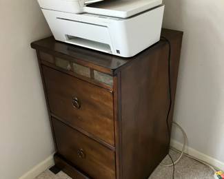 File cabinet, scanner/printer