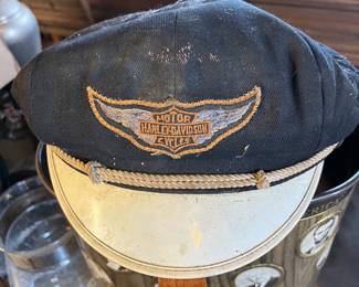 Vintage 1950s Harley Davidson Cap