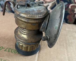 Antique Guys Dropper Miner’s Brass Lamp-universal Lamp Company