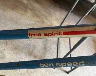 Vintage Sears Roebuck Free Spirit 10 speed bike