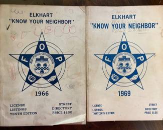 1966 & 1969 Elkhart FOP “Know Your Neighbor”