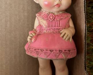 1958 Edward Mobley Arrow Rubber Squeak Toy Doll
