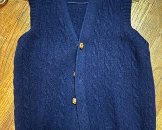 Vintage Wool Vest- Brittany Ltd