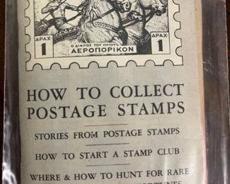1951 How to Collect Stamps booklet and 8 packets of stamps