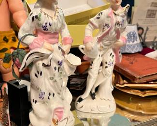 Antique Porcelain Victorian Figurines