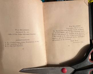 1901 A Manual For Courts-Martial