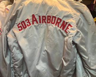 Vintage 503 Airborne Satin Military Jacket