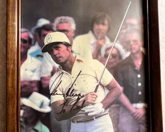 Autographed picture Gary Player