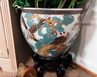 Oriental Fish Bowl Planter