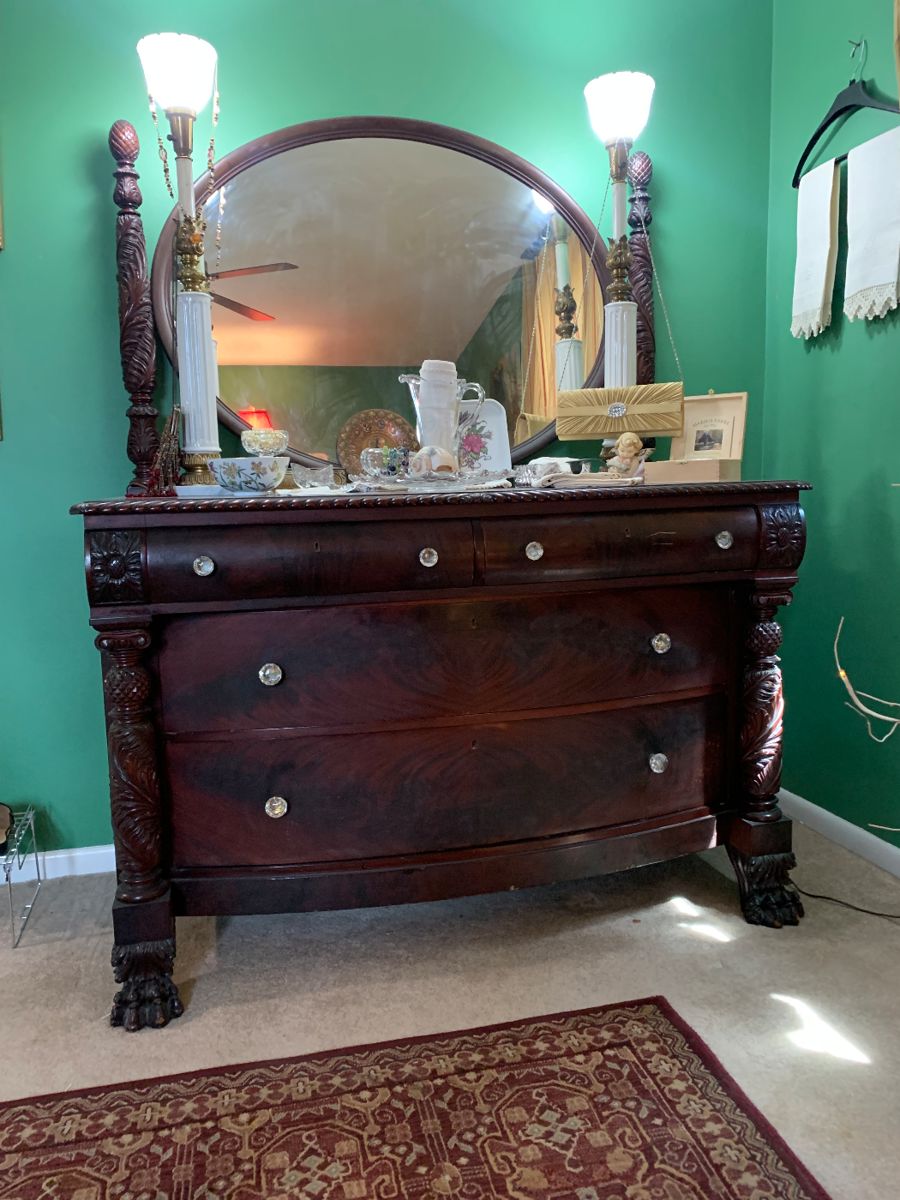 Gorgeous Claw Foot Dresser From Langley Hall