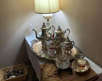 Very Old and Beautiful Coffee and Tea Service.  Originally from the Dave Bradley Estate - Gallatin