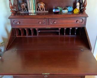 Opened Desk With Lots of Storage and Drawers