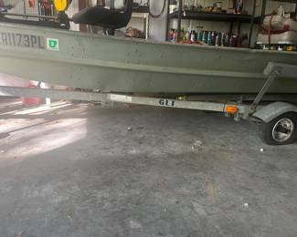 Mon Ark Boat, motor, trailer combo