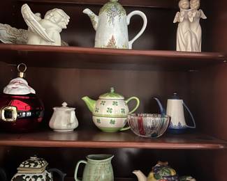 Tea pots, vases and more porcelain 