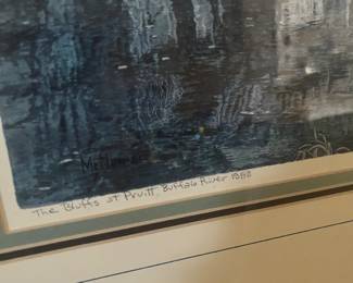 The Bluffs at Pruitt Buffalo River
painting signed