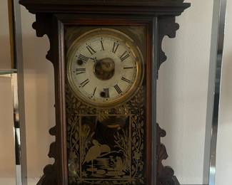 Vintage Gingerbread mantle Clock 