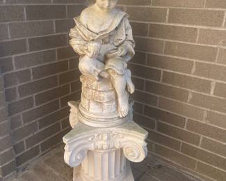 Greek style garden statue 