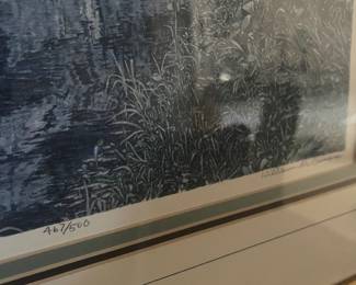 Number and signed prints 