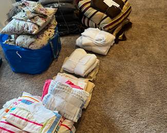 Lots of bedding 