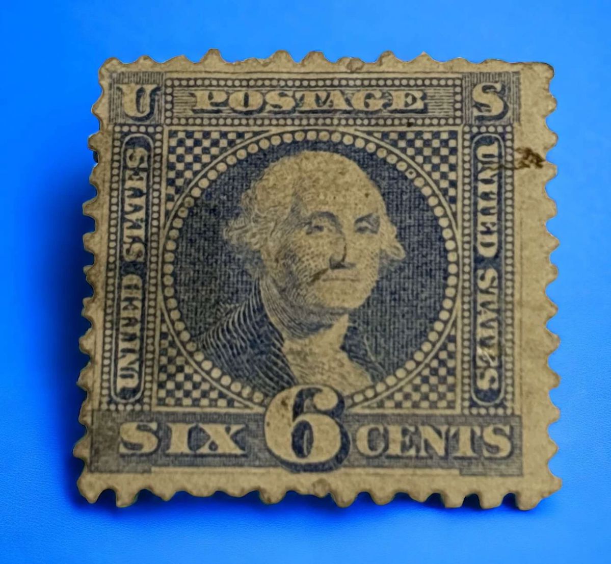 Scott 115 Six Cent Stamp