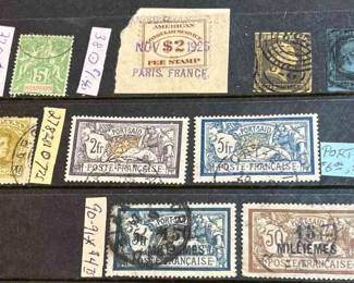 French, German Spanish Stamps