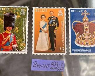 Belize 4337 Queen Elizabeth Coronation Commemoratives