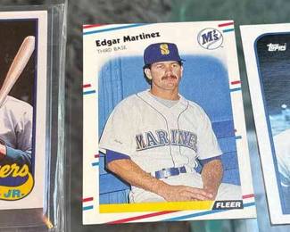 Topps Fleer Griffey, Johnson  Martinez