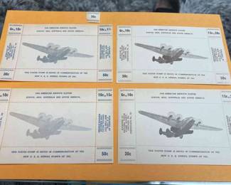 1941 Pan American Airways Clipper PosterCinderella Stamps