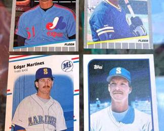 Topps Fleer Griffey, Martinez  Johnson