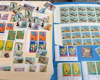 Large stamp collection